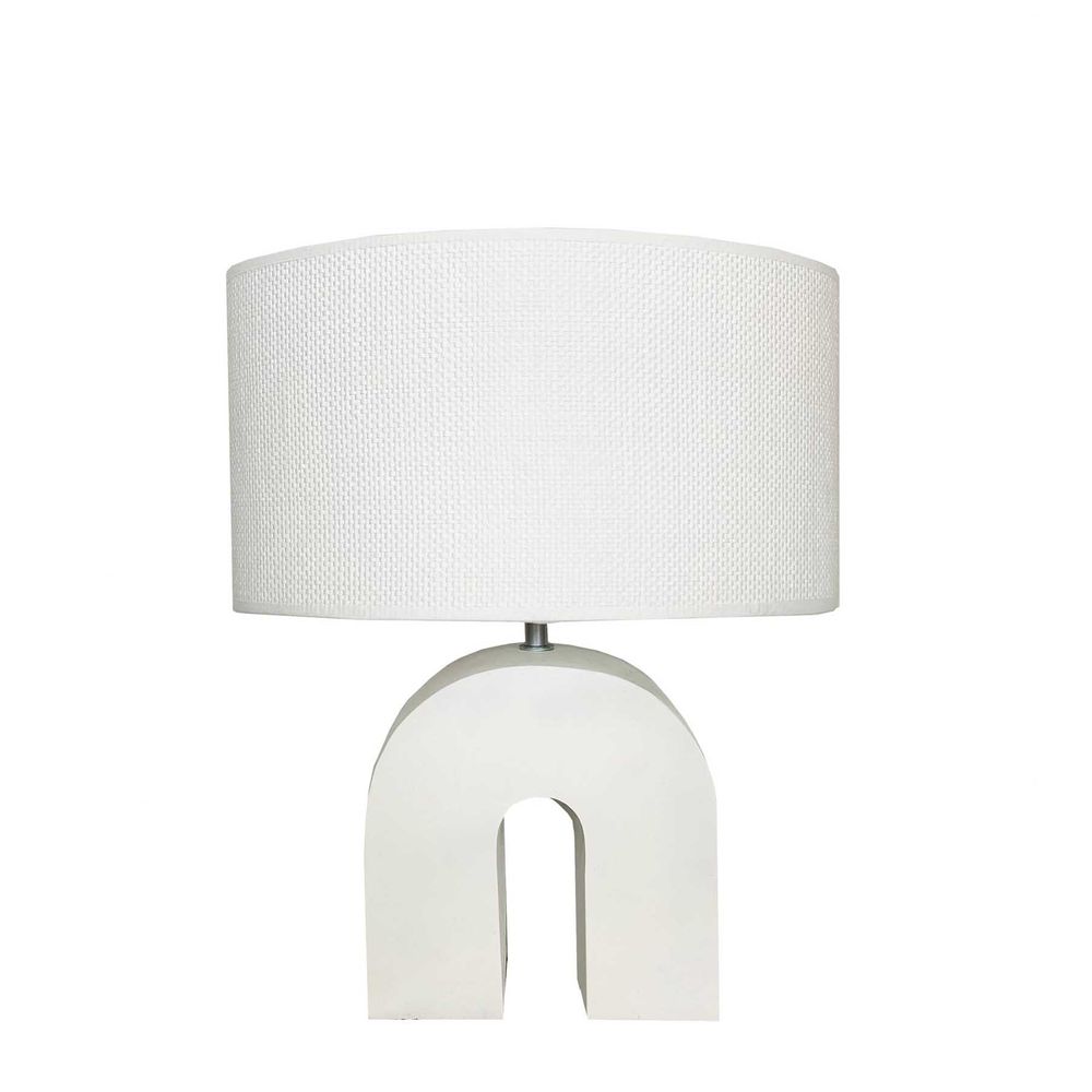 Yuka Resin Lamp in White - Small - Notbrand