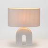 Yuka Resin Table Lamp in White - Small - Notbrand