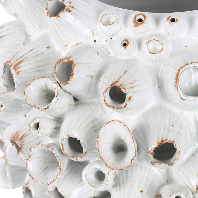 Vaucluse Ceramics Vase in White - Small - Notbrand