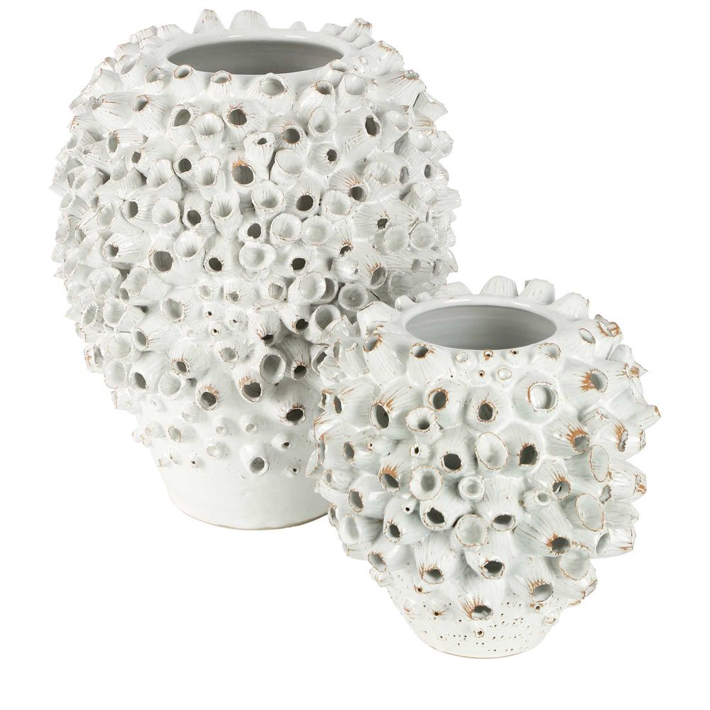 Vaucluse Ceramics Vase in White - Small - Notbrand