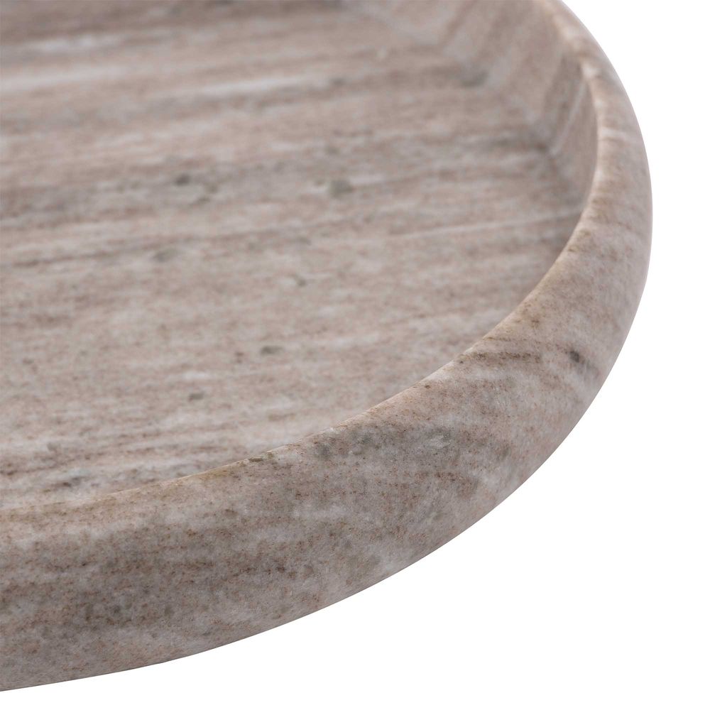 Santiago Marble Tray in Brown - Small - Notbrand
