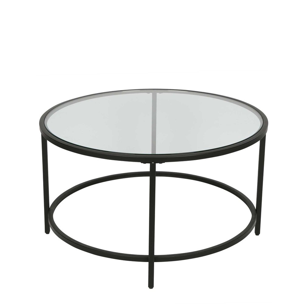 Maleny Metal Coffee Table - Black - Notbrand
