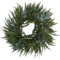 Heaton Eucalyptus Wreath in Green - Large - Notbrand