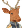 Arboir Brocade Deer Bust in Brown - Large - Notbrand