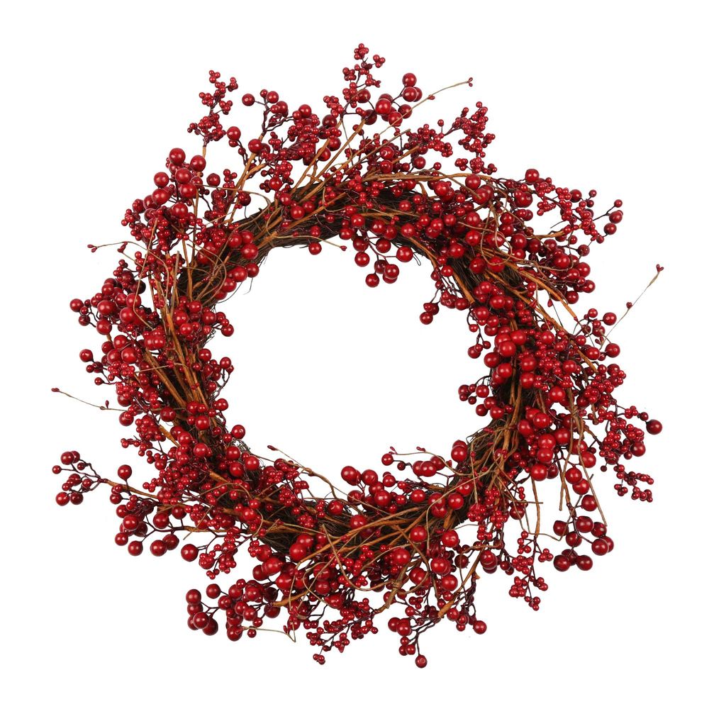 Robina Berry Wreath in Red - Large - Notbrand