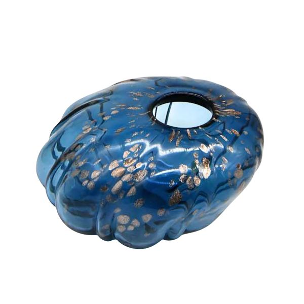 Set of 2 Sapphire Glass Vase in Blue - 11.5cm