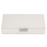 Cassandra's 3 Tray Jewellery Box in White - Medium - Notbrand