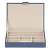 Cassandra's 4 Tray Jewellery Box in Blue - Medium - Notbrand