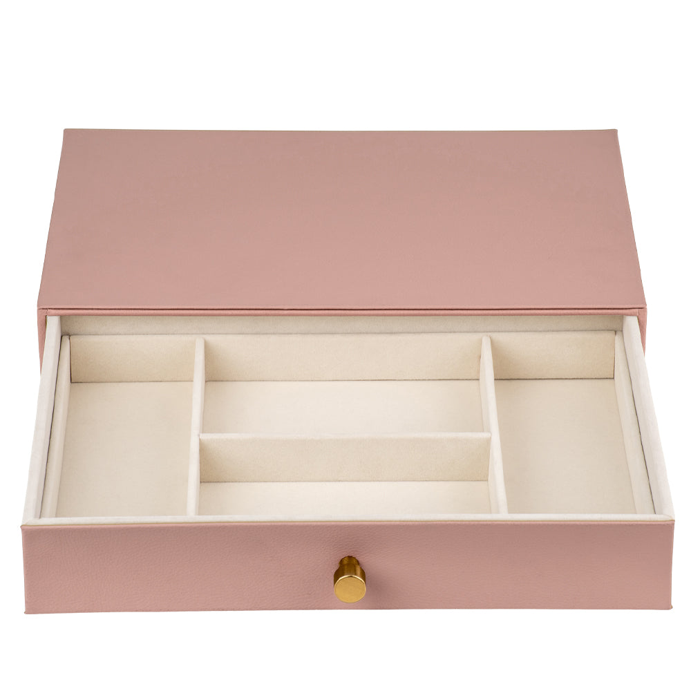 Cassandra's Large Jewellery Box Drawer in Pink - The Luna Collection - Notbrand