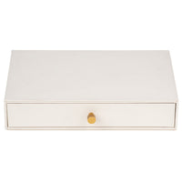Cassandra's Large Jewellery Box Drawer in White - The Valentina Collection - Notbrand