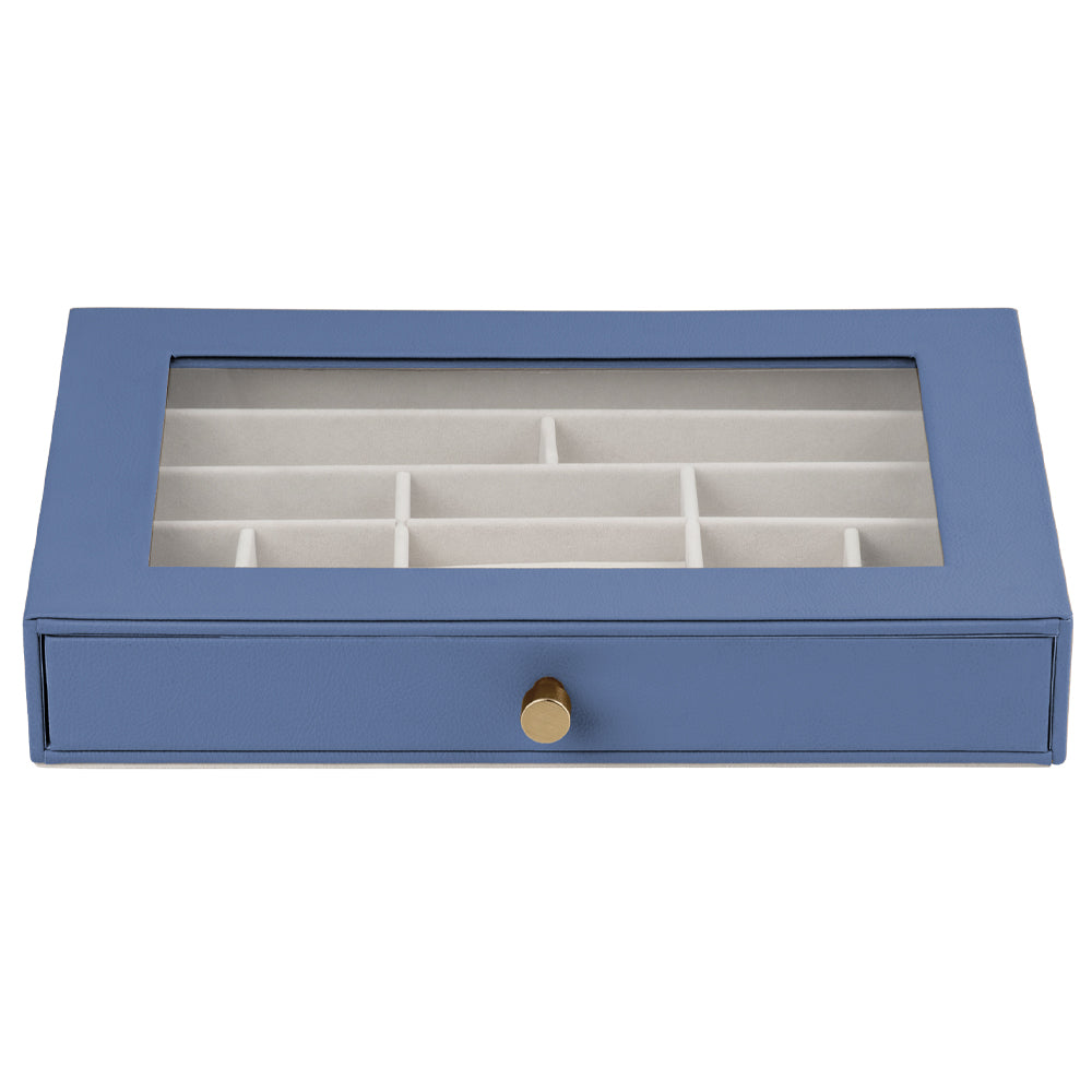 Cassandra's Large Jewellery Box Drawer in Blue - The Maya Collection - Notbrand
