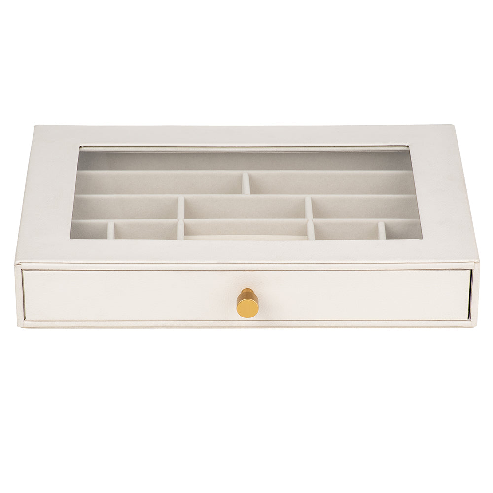 Cassandra's Large Jewellery Box Drawer in White - The Maya Collection - Notbrand