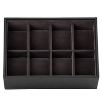 Cassandra's Men's 8 Piece Watch Box in Black - The Lenny Collection - Notbrand