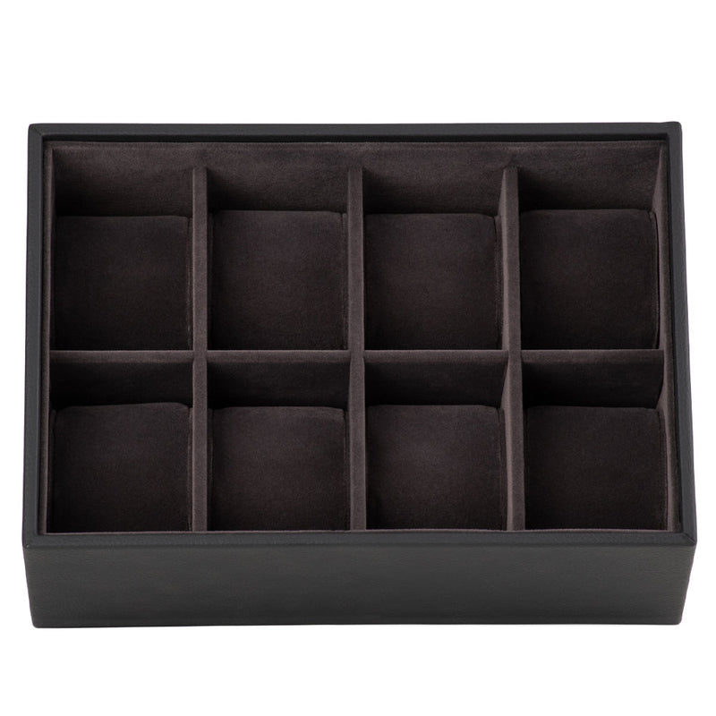Cassandra's Men's 8 Piece Watch Box in Black - The Lenny Collection - Notbrand