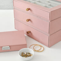 Cassandra's 3 Layer Jewellery Box in Pink - Large - Notbrand
