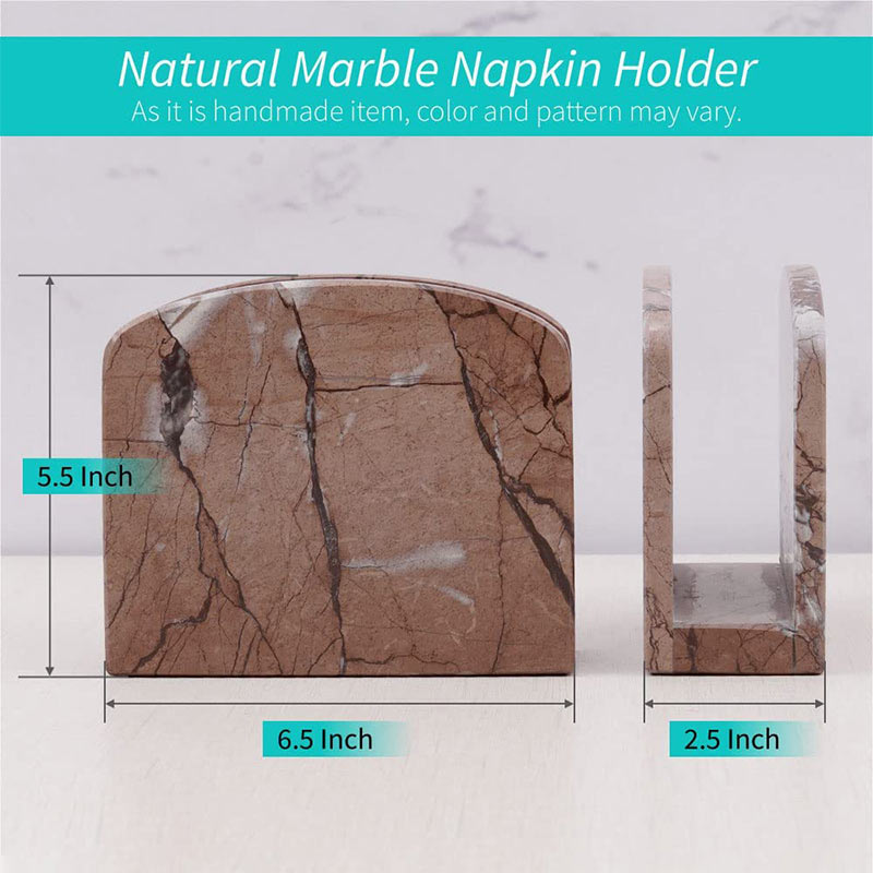 Delight Napkin Holder in Marble - Marinara - Notbrand