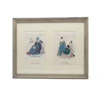 Victorian Art Print in Wooden Frame - Tradition 2 - Notbrand