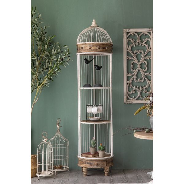Georgia Bird Cage Display Shelf - 3 Tier - Notbrand