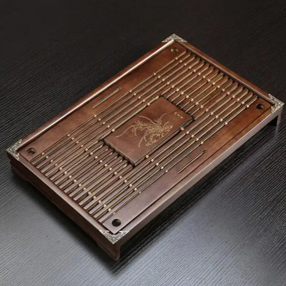 Kung Fu Solid Wood Tea Tray Drawer Set - Range - Notbrand