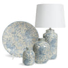Toile Ceramic Vase in Blue & Grey - Large - Notbrand