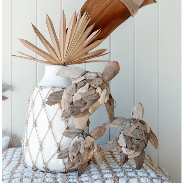 Set of 2 Bale of Turtles in Driftwood - Natural - Notbrand