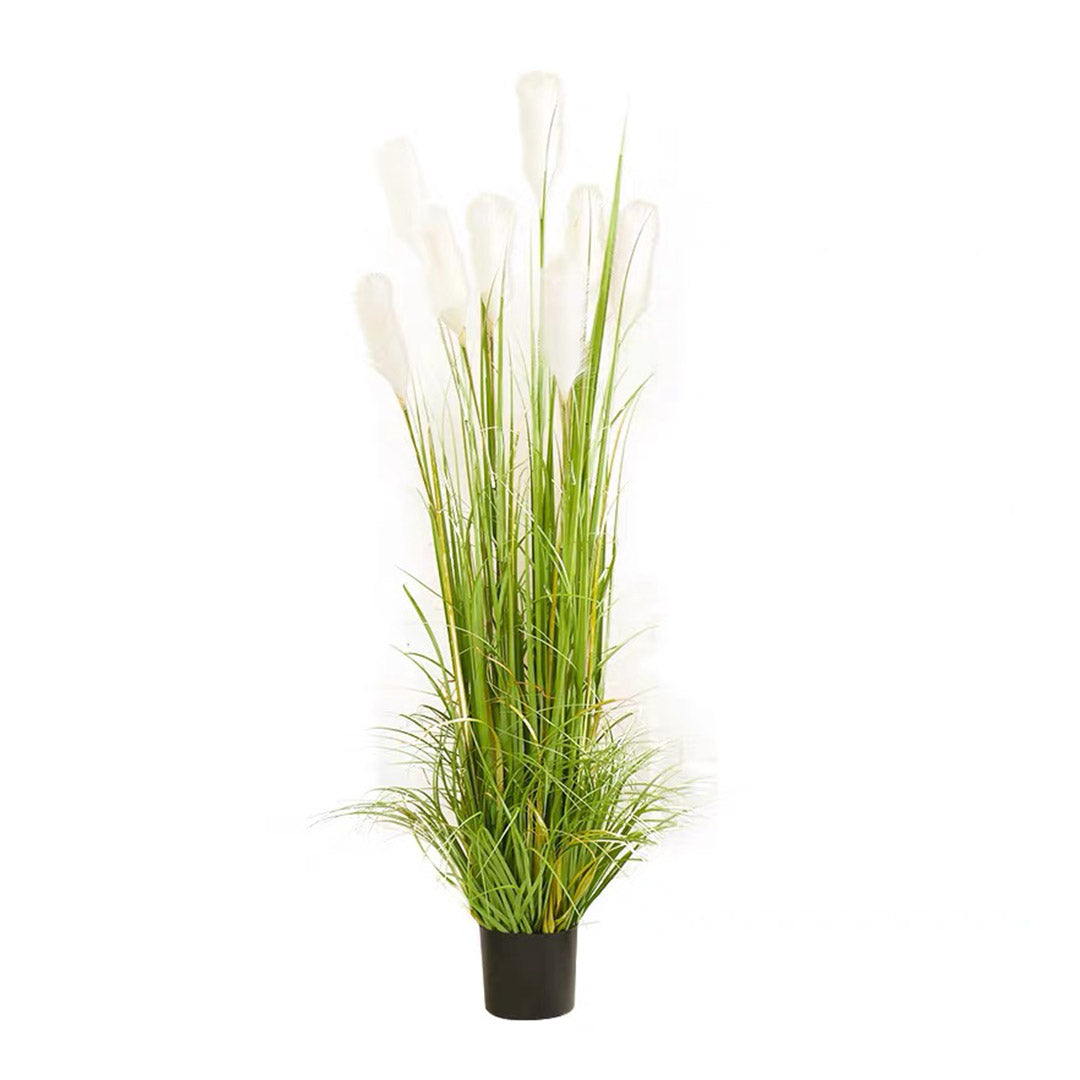 Artificial Indoor Potted Reed Grass Tree - 150cm - Notbrand