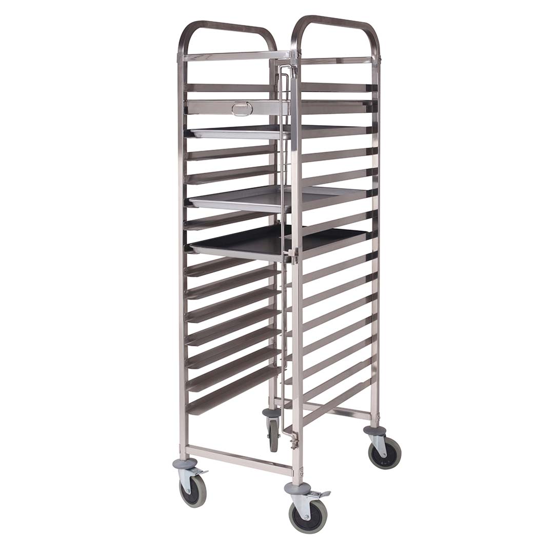 Gastronorm Trolley Stainless Steel Suits - 15 Tier - Notbrand