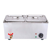 Stainless Steel Pan Electric Bain-marie Food Warmer With Lid - Notbrand