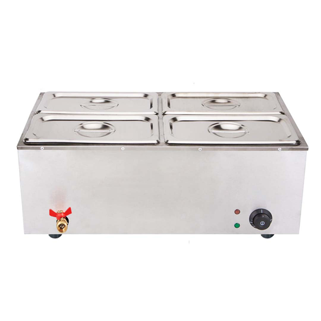 Stainless Steel Pan Electric Bain-marie Food Warmer With Lid - Notbrand