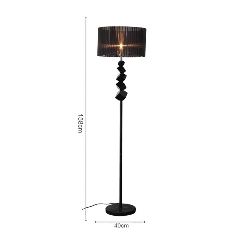 Riphro Floor Lamp With Dark Shade - Notbrand