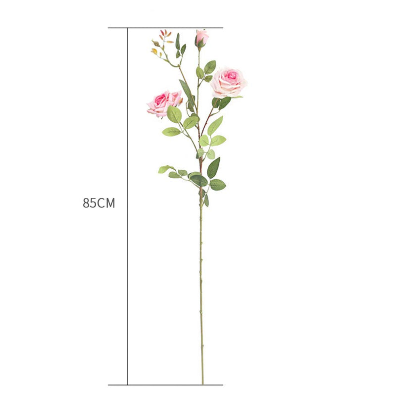 Pink Artificial Silk Rose Bouquet - 12 Heads - Notbrand