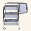 Trolley Cart Five Buckets Square - 3 Tier - Notbrand