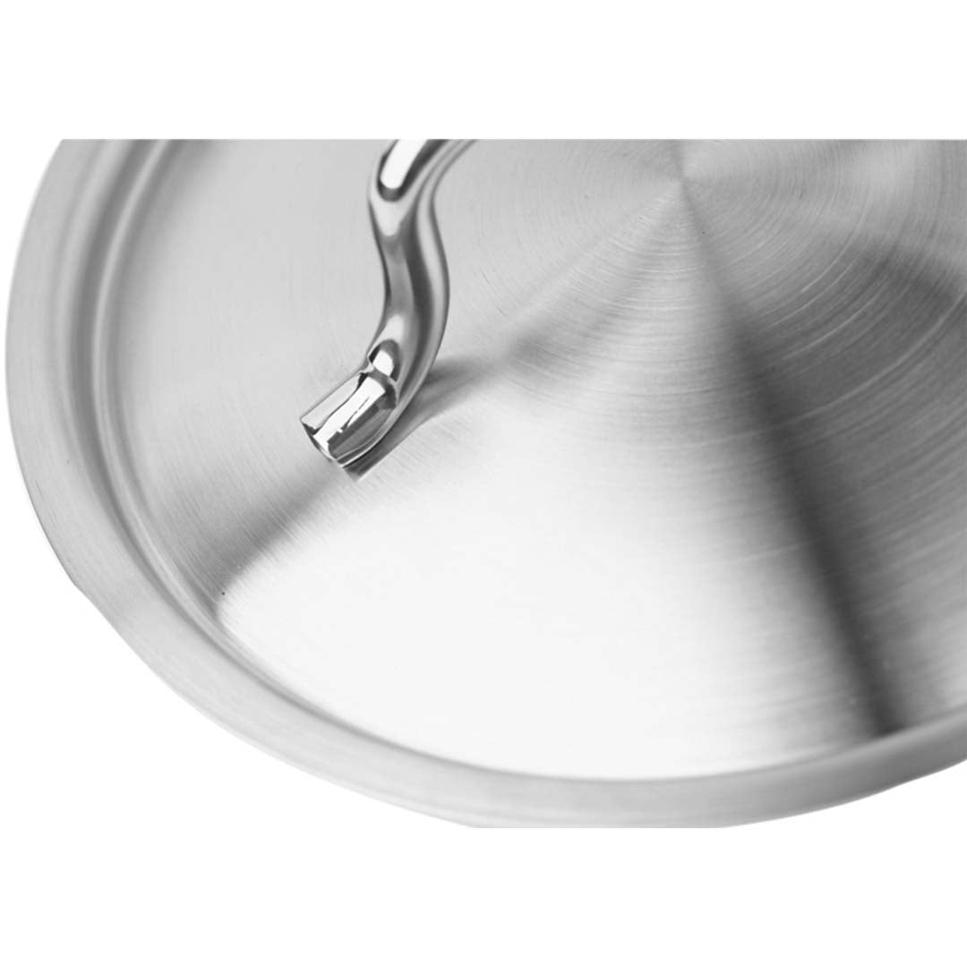 Silver Stainless Steel Stock Pot Lid - Range - Notbrand