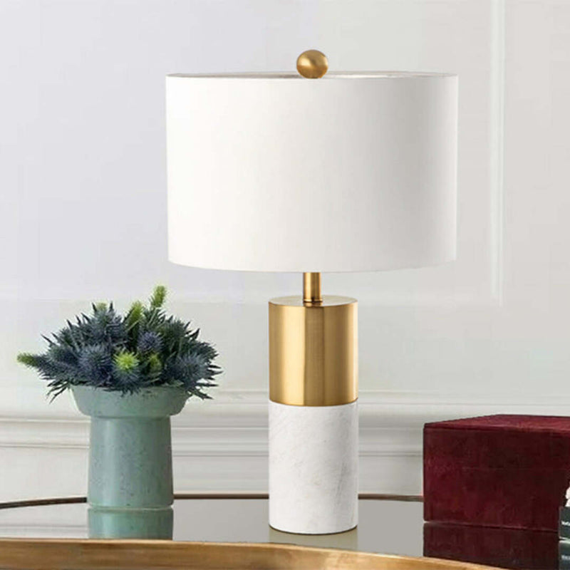 Marble Table Lamp in White - 60 cm - Notbrand