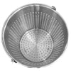 Silver Stainless Steel Perforated Pasta Strainer With Handle - 12L - Notbrand