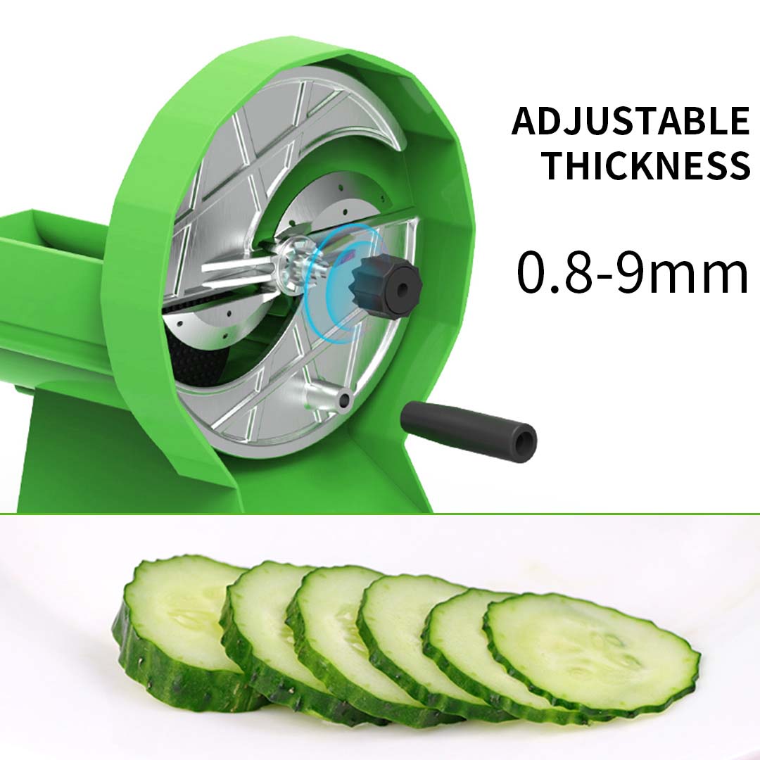 Manual Vegetable Fruit Slicer - Green - Notbrand