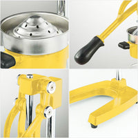 Commercial Manual Juicer Squeezer - Yellow - Notbrand