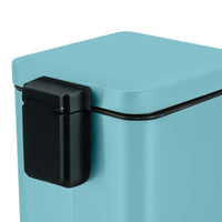 6L Square Stainless Steel Trash Bin with Foot Pedal - Notbrand