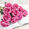 Pink Artificial Silk Rose Bouquet - 20Pcs - Notbrand