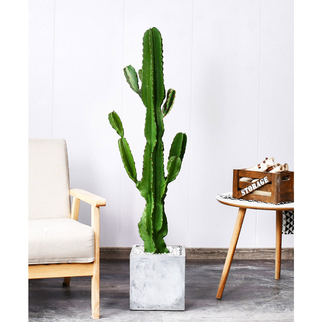 Artificial Indoor Cactus Tree with 6 Heads - 105cm - Notbrand