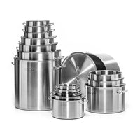 Silver Stainless Steel Stock Pot w/o Lid - Range - Notbrand