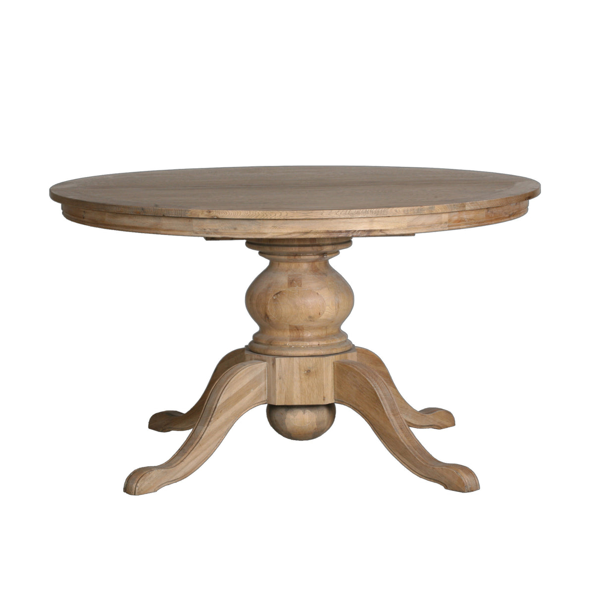 Salon Solid Oak Dining Table - Round - Notbrand