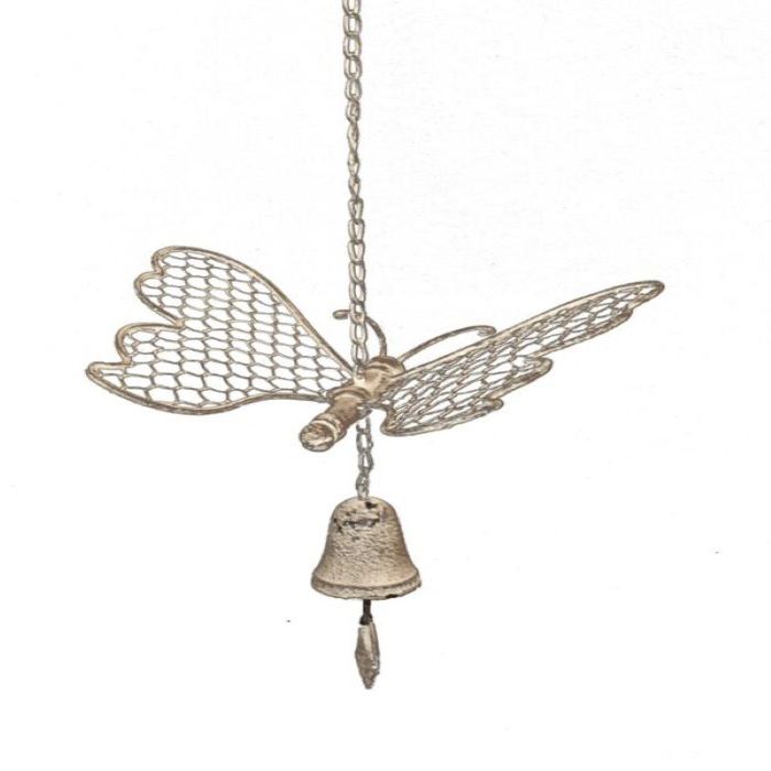 Butterfly Hanging Iron Bell - 69cm - Notbrand