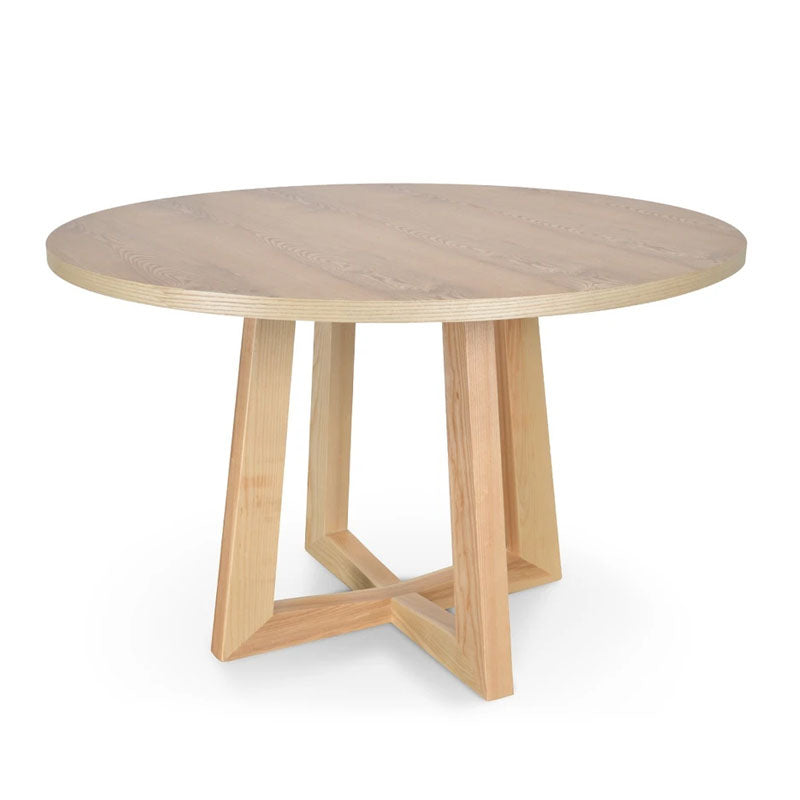 Oxbay Natural Round Dining Table - 1.2m - Notbrand