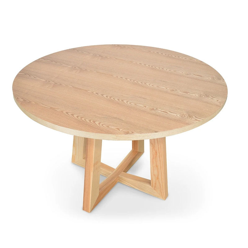 Oxbay Natural Round Dining Table - 1.2m - Notbrand