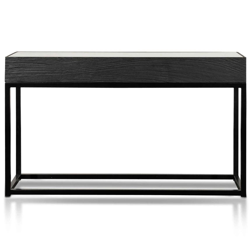 Dogbane Reclaimed Console Table - Full Black - Notbrand