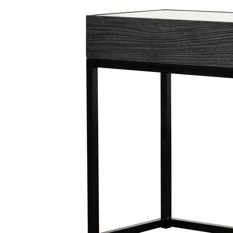 Dogbane Reclaimed Console Table - Full Black - Notbrand
