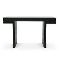 1.3m Console Table - Textured Expresso Black - Notbrand