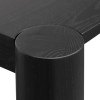 1.5m Console Table - Full Black - Notbrand