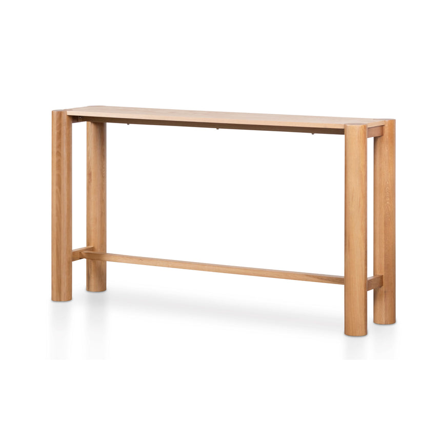 Mabian Oak Wooden Console Table - Natural - Notbrand